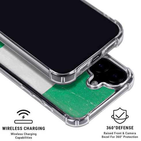 Nigeria Flag Distressed iPhone 17 MagSafe Case